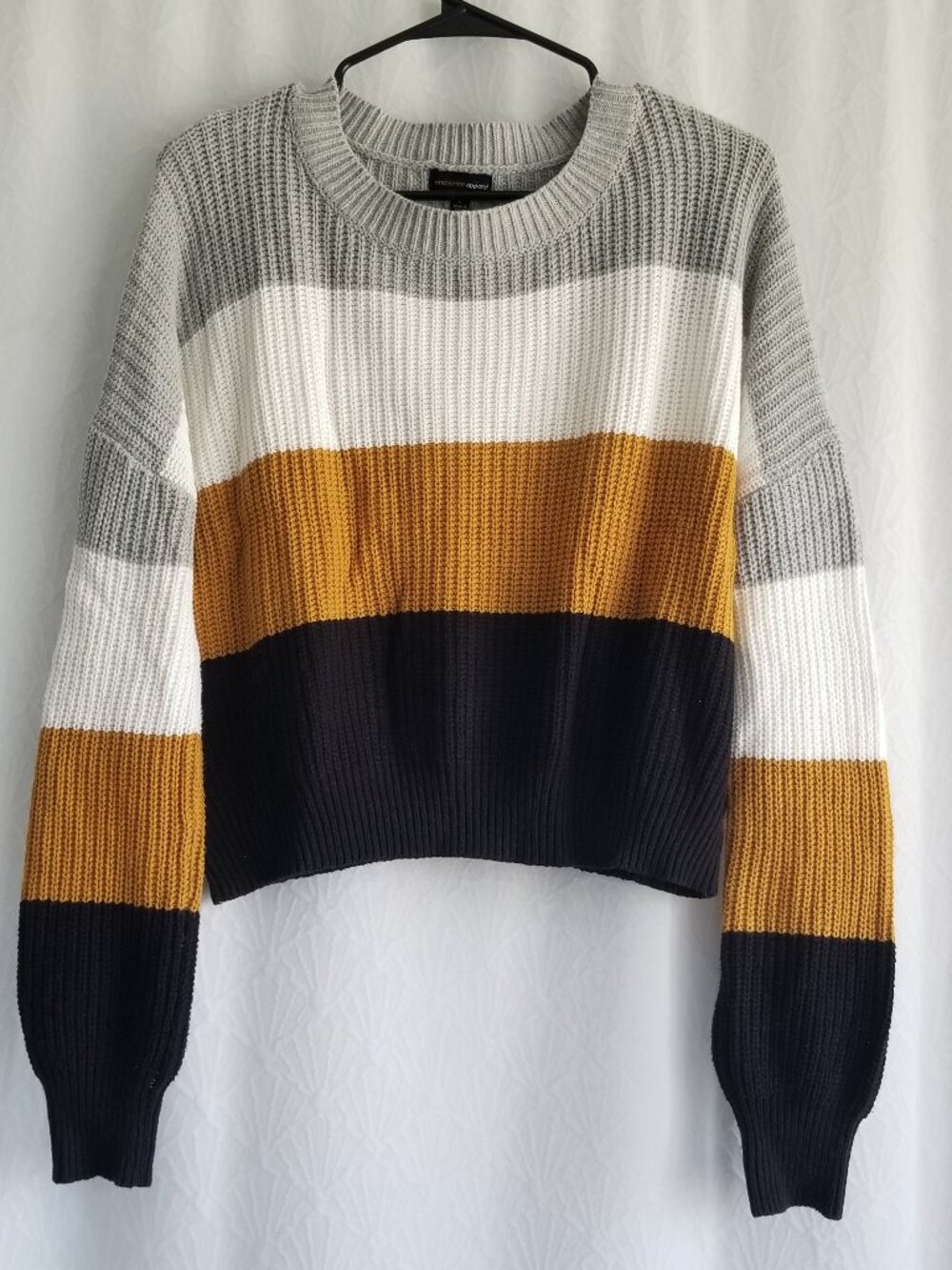 Colorblock Slouch Sweater Large